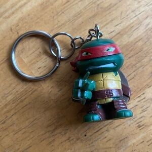 2014 Teenage Mutant Turtle Raphael Figural PVC Viacom Keychain
